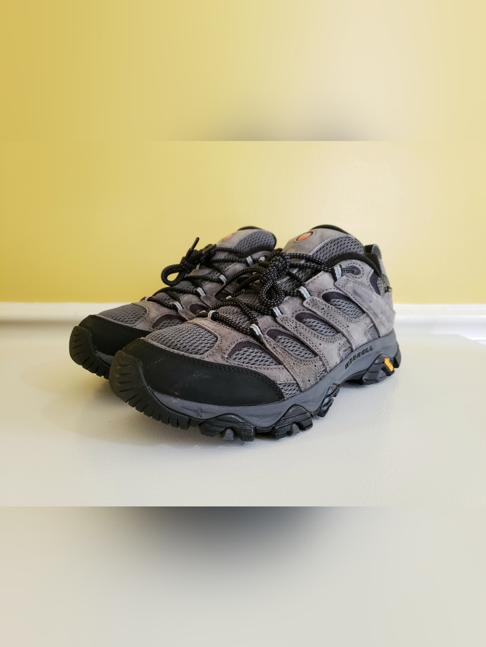 NWOB! MERRELL Moab 3 Men's Waterproof Vibram Hiking Shoes (11) Gray